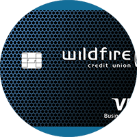 Picture of a Wildfire Business Visa with an EMV Chip