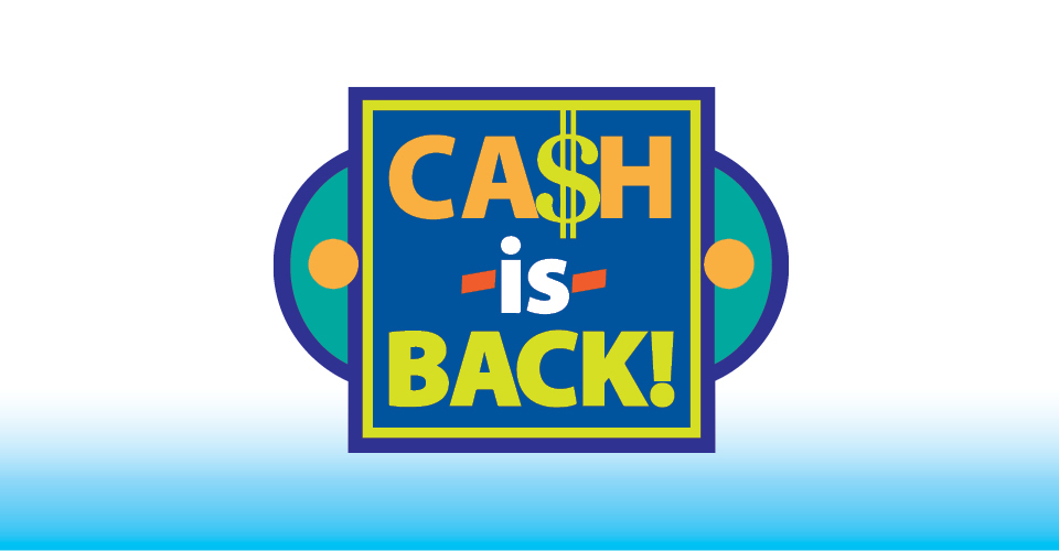 Cash is back logo
