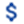 blue dollar symbol