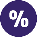 percent sign for linking to rates