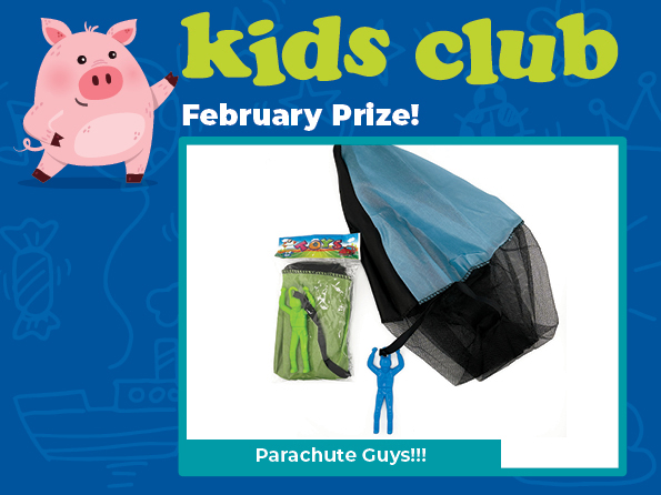 Prize for February - Parachute Guy