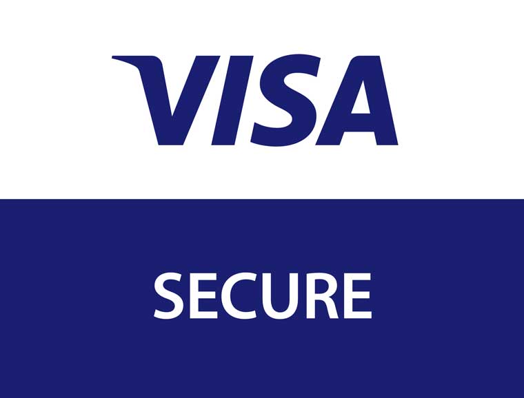 visa-secure-logo Know your information is secure through Visa.