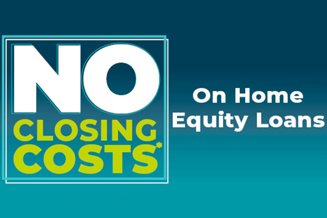 Image of Text reading No Closing Cost On Home Equity Loans 